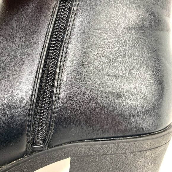 Koi Footwear Chunky Vegan Chelsea Ankle Boot With Tassel - Black, Size UK 5/US 7 - Picture 11 of 12